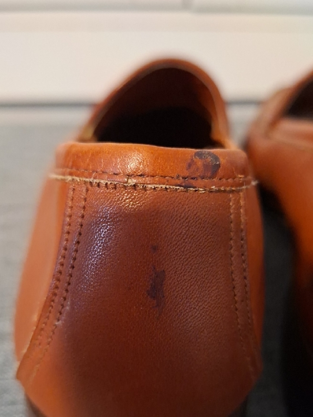 Johnston & Murphy Tan Leather Tassel Loafers - Picture 8 of 11